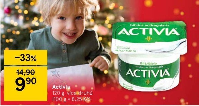 Bílý jogurt Activia Danone