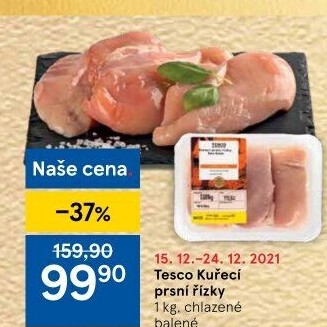 Kuřecí prsní řízky Tesco