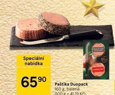 Paštika s nožíkem Pâté du Chef