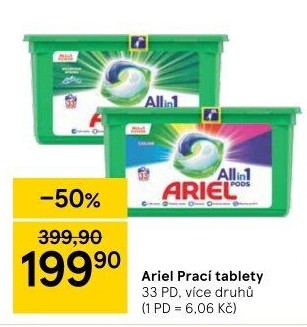 Prací kapsle Ariel