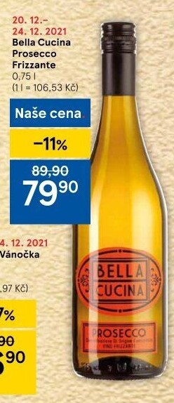 Prosecco Frizzante Bella Cucina