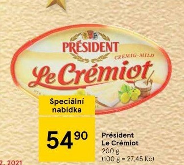 Sýr Le Crémiot Président