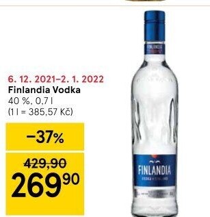 Vodka Finlandia