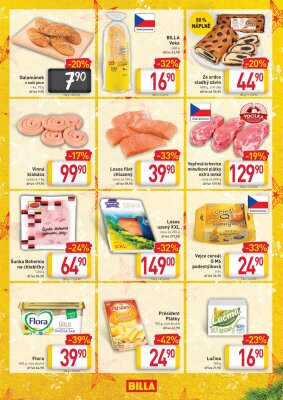 akční leták BILLA 20.12.2021-24.12.2021