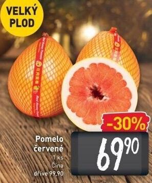 Pomelo červené