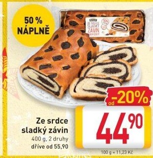 Závin Ze srdce sladký Penam