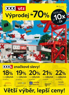 akční leták XXXLutz 20.12.2021-2.1.2022