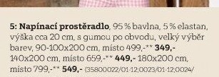 NAPÍNACÍ PROSTĚRADLO