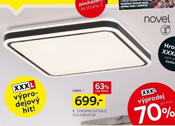 STROPNÍ LED SVÍTIDLO