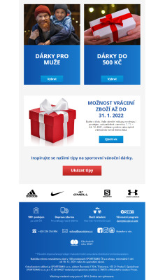 akční leták Sportisimo 18.12.2021-23.12.2021
