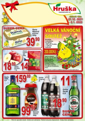 akční leták Hruška 21.12.2021-3.1.2022