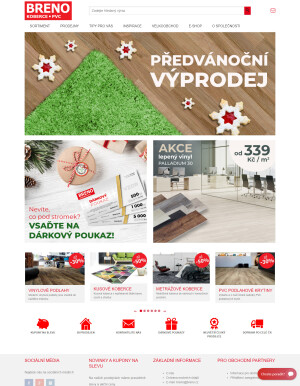 akční leták Breno koberce 22.12.2021-28.12.2021