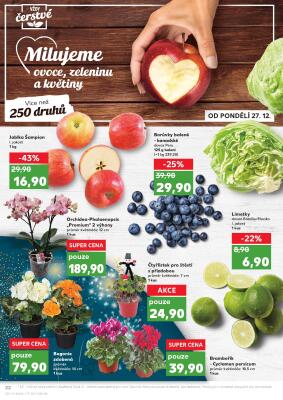 akční leták Kaufland 27.12.2021-2.1.2022