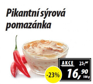 Pikantní sýrová pomazánka