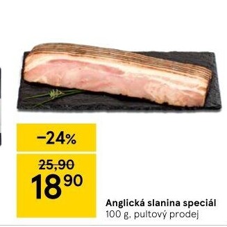 Anglická slanina speciál