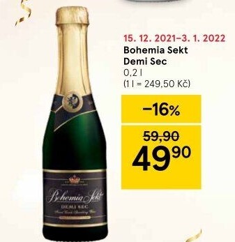 Bohemia Sekt Demi Sec