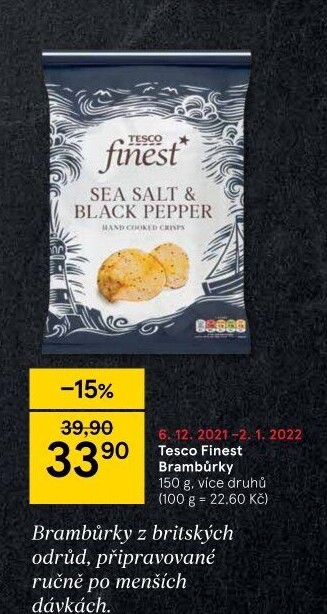 Chipsy Tesco Finest