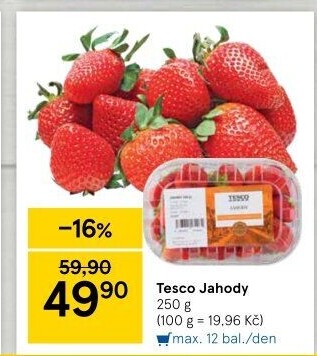 Jahody Tesco