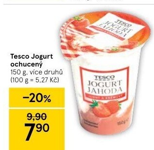 Jogurt ochucený Tesco