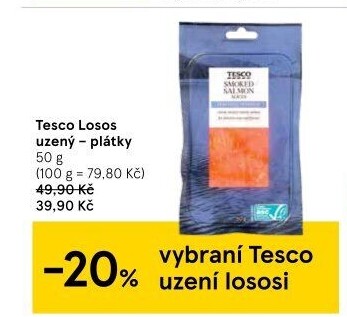Losos uzený Tesco