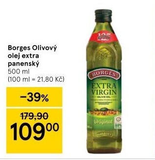 Olivový olej extra panenský Borges