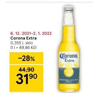Pivo světlý ležák Corona Extra