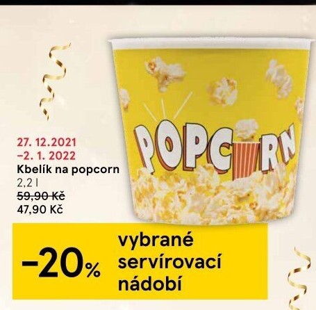 Popcorn - kbelík