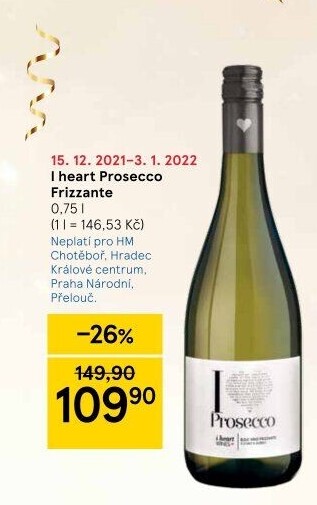 Prosecco Frizzante I Heart