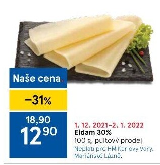 Sýr Eidam 30%