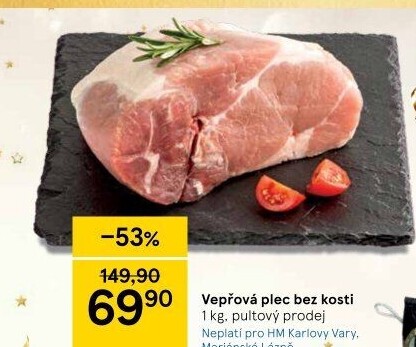Vepřová plec bez kosti