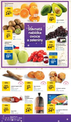 akční leták Tesco 27.12.2021-2.1.2022
