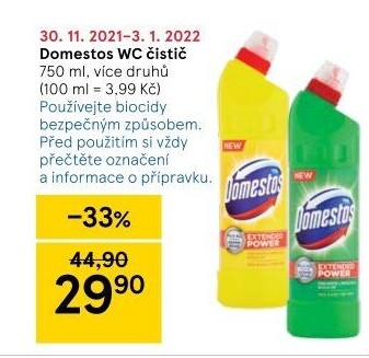 Čistič WC gelový Domestos