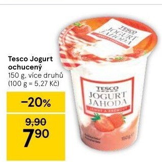 Jogurt ochucený Tesco