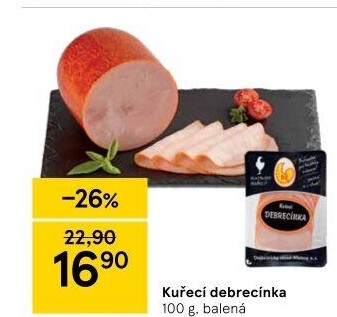 Kuřecí debrecínka DZ Klatovy
