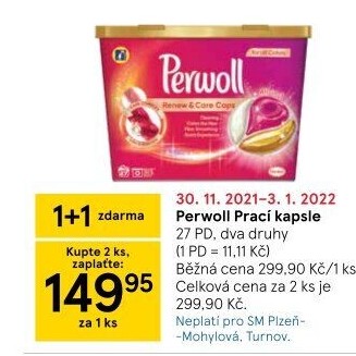 Prací kapsle Perwoll