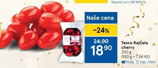 Rajčata cherry Tesco