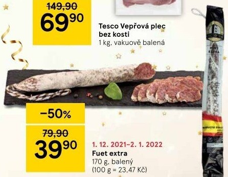 Salám Fuet extra Vic D'