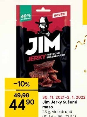 Sušené maso Jim Jerky
