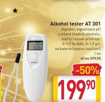 Alkohol tester AT 301