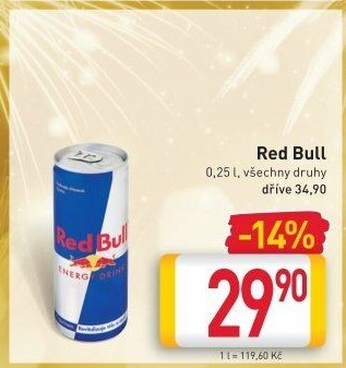 Energetický nápoj Red Bull