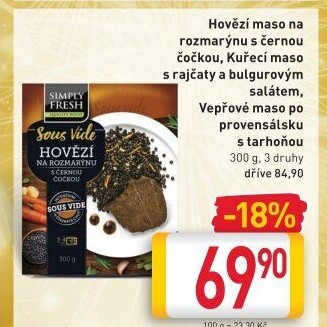 Hovězí maso s čočkou Simply Fresh Hamé
