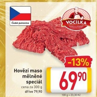 Hovězí mleté maso speciál Vocílka