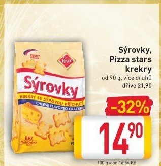 Krekry Sýrovky Vest
