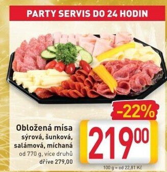 Obložená mísa