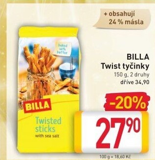 Tyčinky Twist Billa