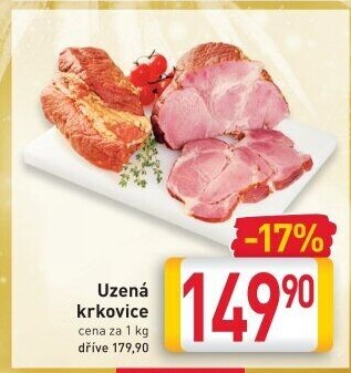 Uzená krkovice