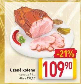 Uzené koleno bez kosti