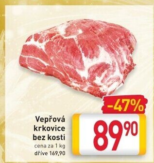Vepřová krkovice bez kosti