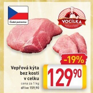 Vepřová kýta bez kosti Vocílka