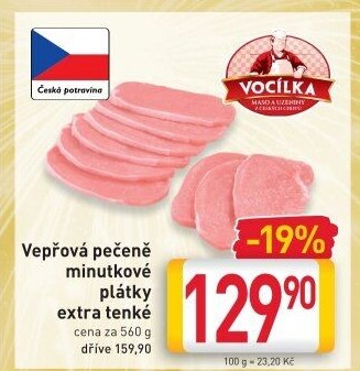 Vepřová pečeně bez kosti Vocílka